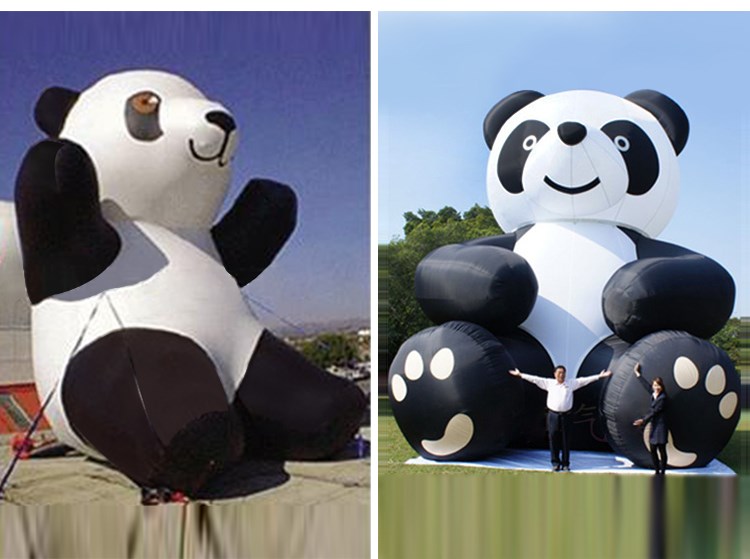 贵定充气熊猫展示